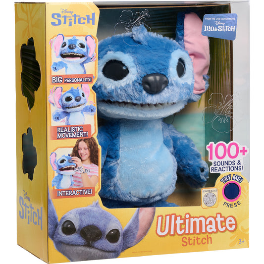 Disney Stitch Ultimate Stitch Interactive Feature Plüschfigur, Kuscheltier
