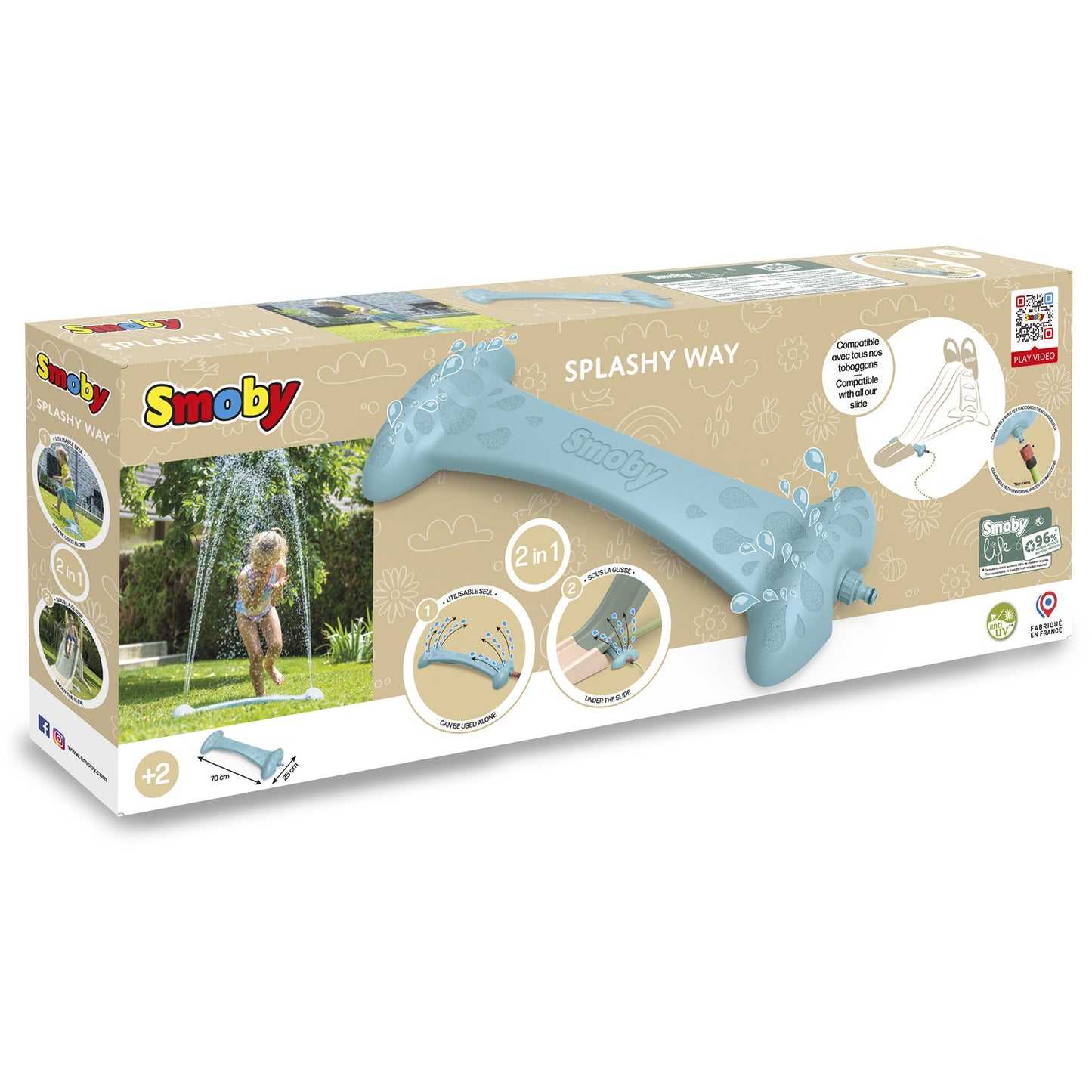 Life Wassersprinkler Splashy Way, Rutsche