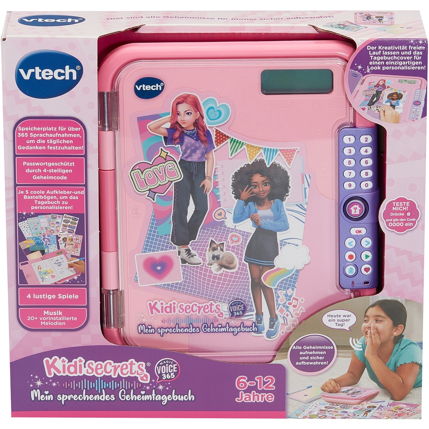 KidiSecrets - Magic Voice 365, Tagebuch