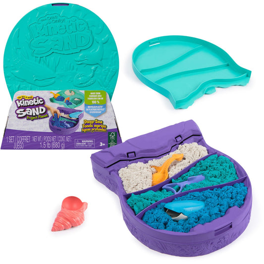 Spin Master Kinetic Sand Project Planet - Ozean Spielset, Spielsand