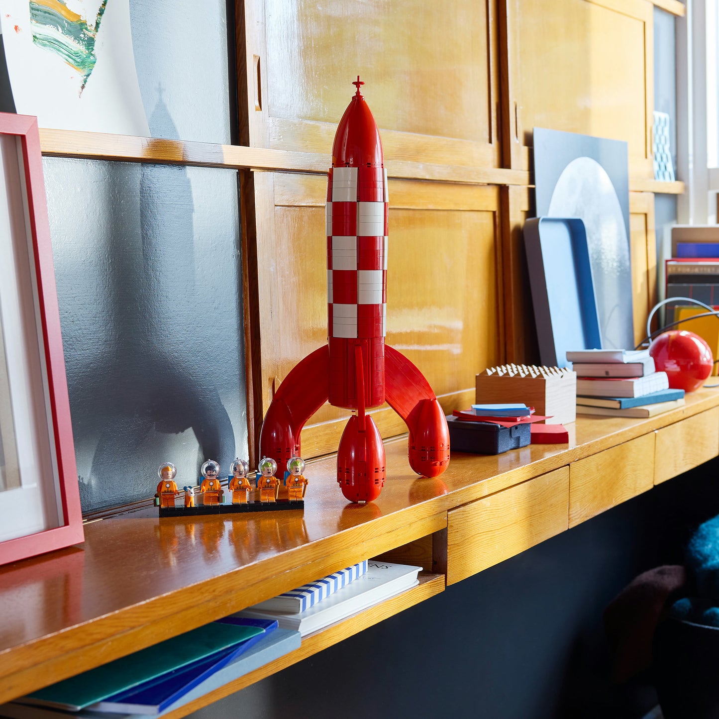 21367 Ideas Die Mondrakete von Tintin, Konstruktionsspielzeug