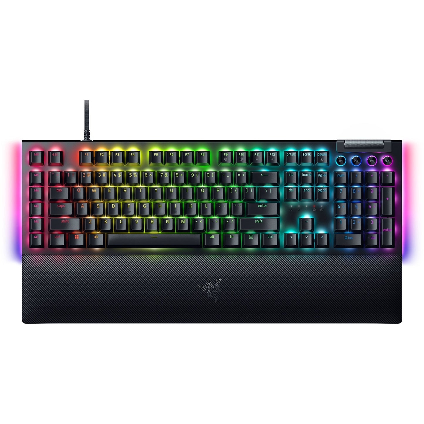 Razer Blackwidow V4 (schwarz, DE-Layout, Razer Yellow)