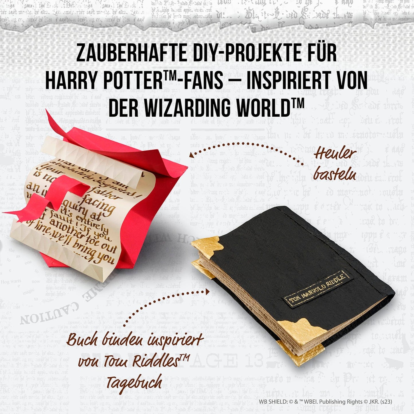 KOSMOS Harry Potter - Bastelbox Brief und Siegel, Basteln