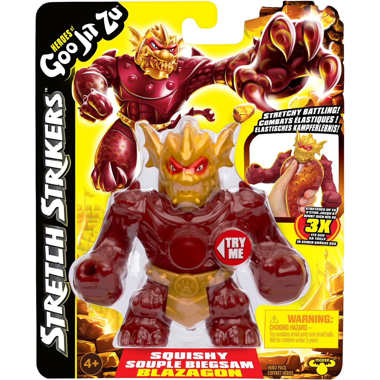 Heroes of Goo Jit Zu - Stretch Strikers S11 Heldenpack Blazagon, Spielfigur