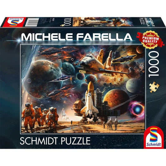 Schmidt Spiele Michele Farella: Faszination Raumfahrt - Reise in ferne Galaxien (1000 Teile)