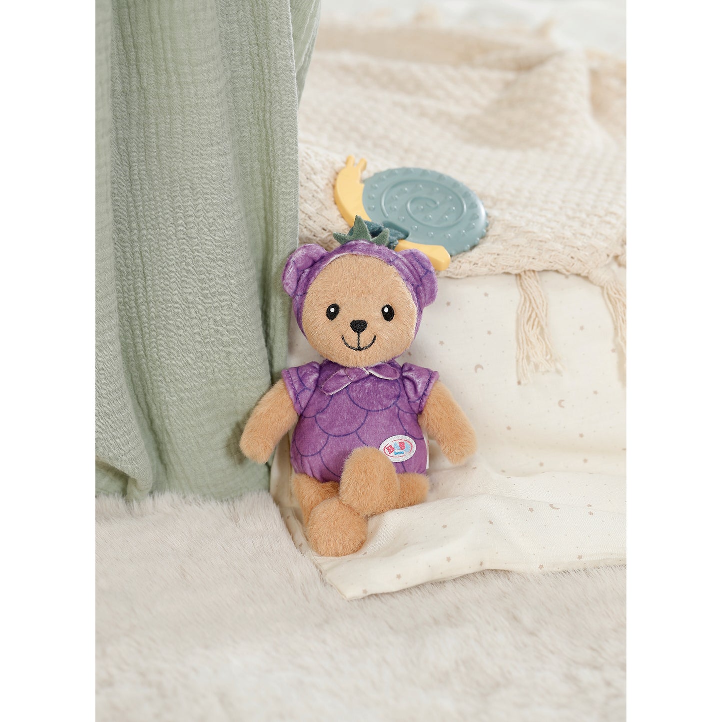 BABY born for babies TeddyBlauBÄRe 18cm, Kuscheltier