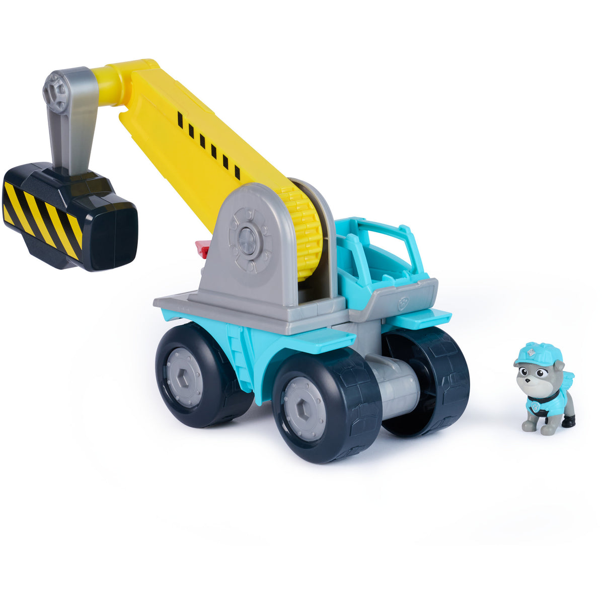 Rubble & Crew - Motors Mega-Hammer-Baufahrzeug mit Motor-Figur, Spielfahrzeug