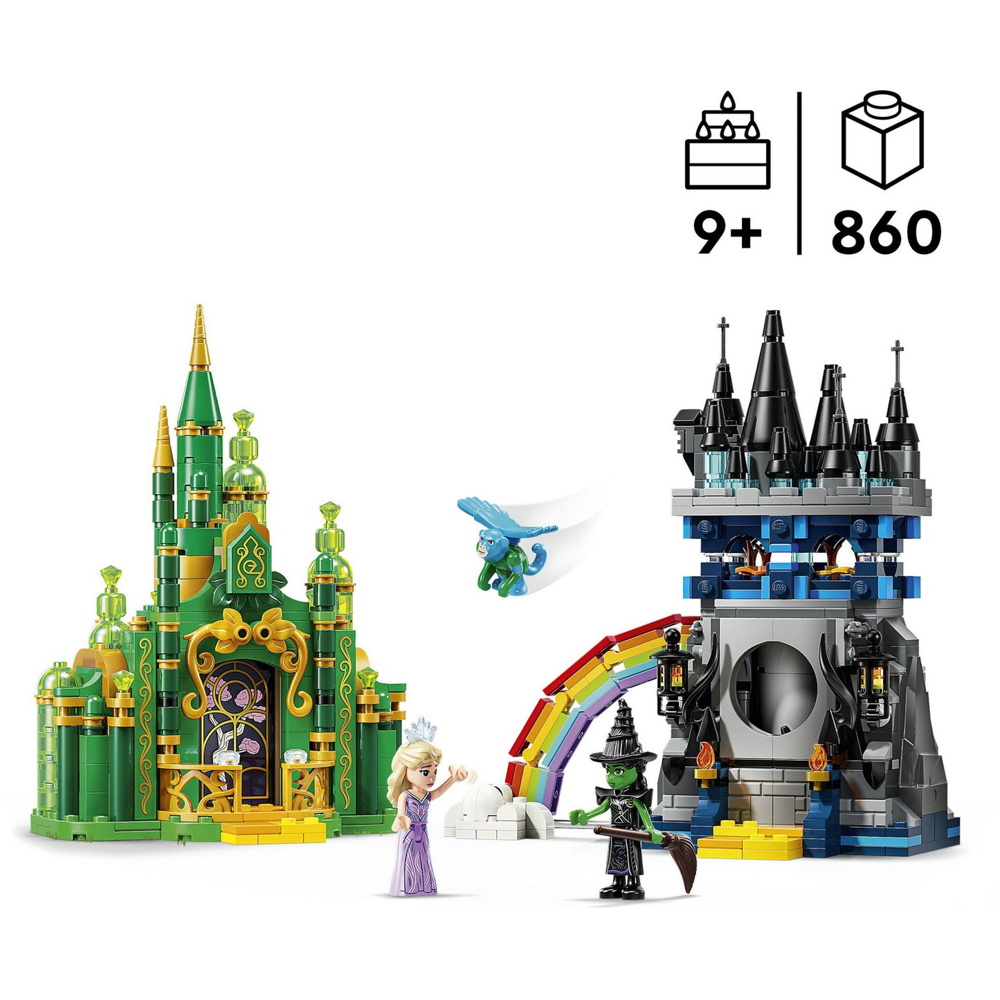 75689 75689 Wicked Emerald City & Kiamo Ko Castle, Konstruktionsspielzeug
