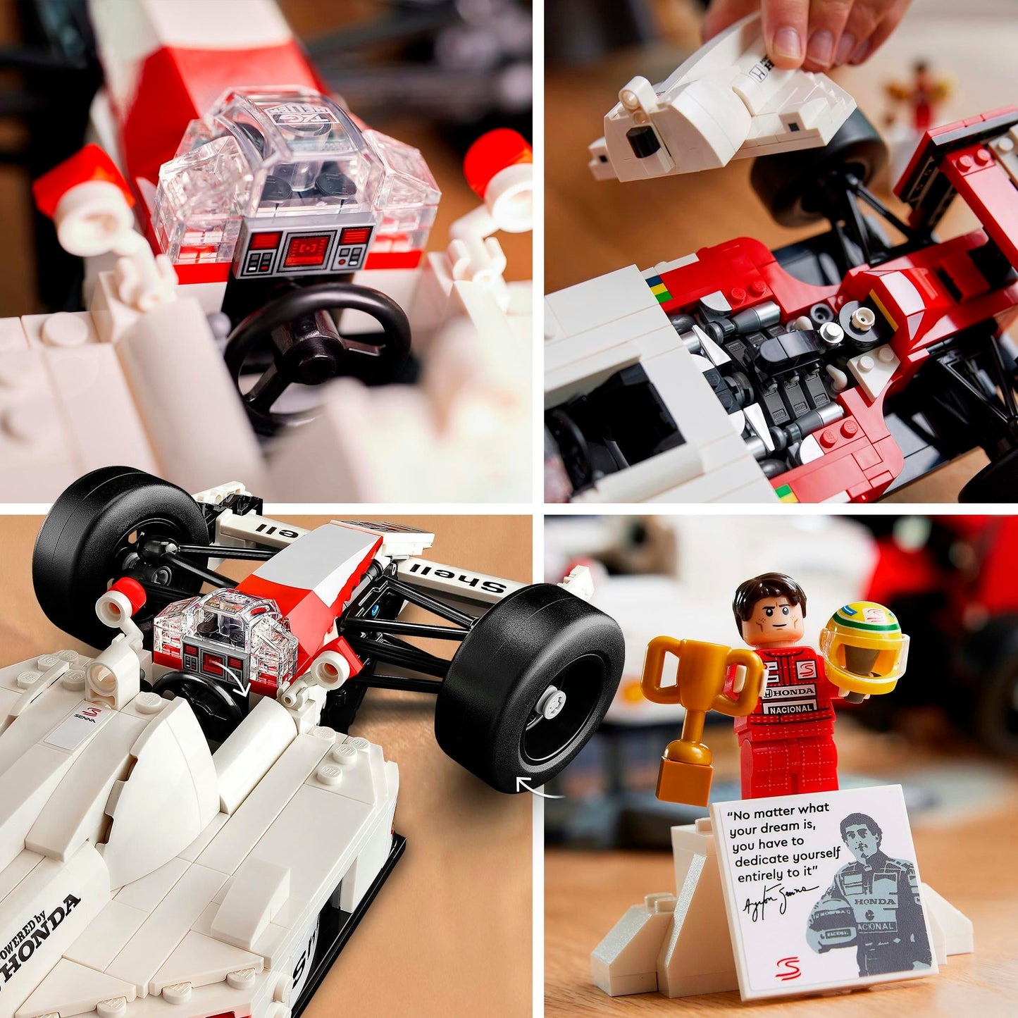 LEGO 10330 Icons McLaren MP4/4 & Ayrton Senna, Konstruktionsspielzeug