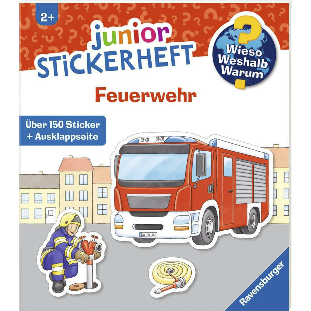 Wieso? Weshalb? Warum? junior Stickerheft - Feuerwehr, Lernbuch