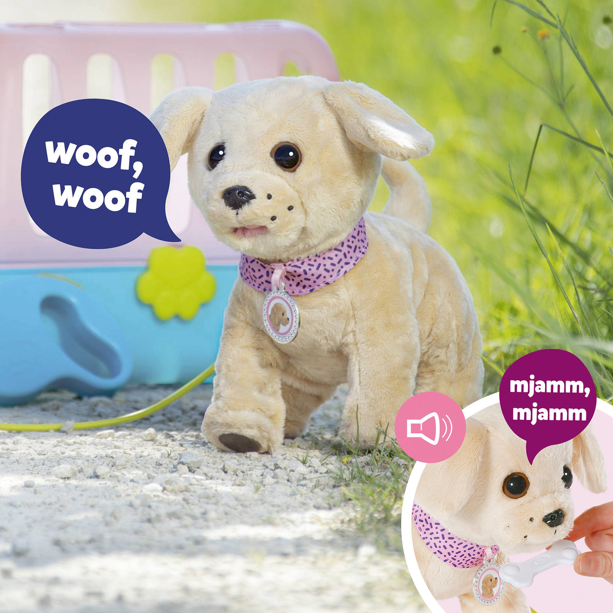 BABY born Mein Hund Lucky mit Box, Spielfigur