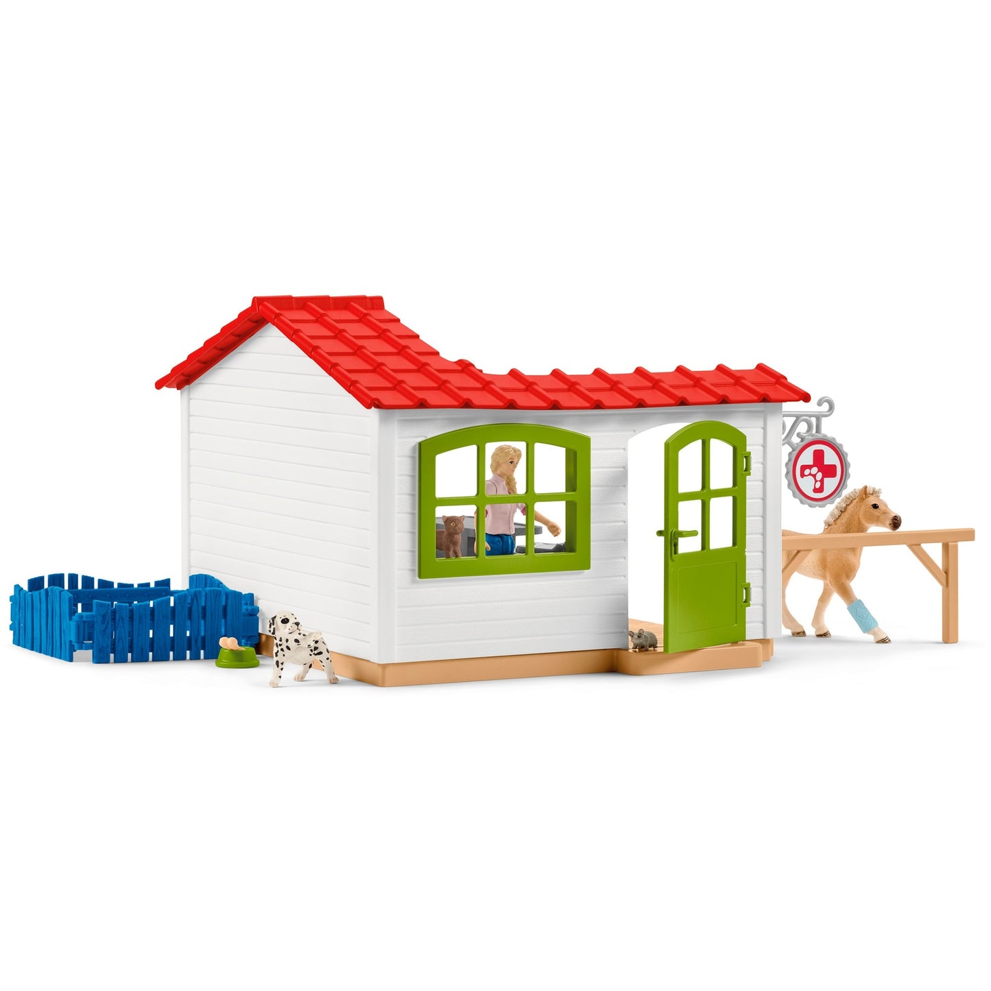 Schleich Farm World Tierarzt-Praxis mit Haustieren