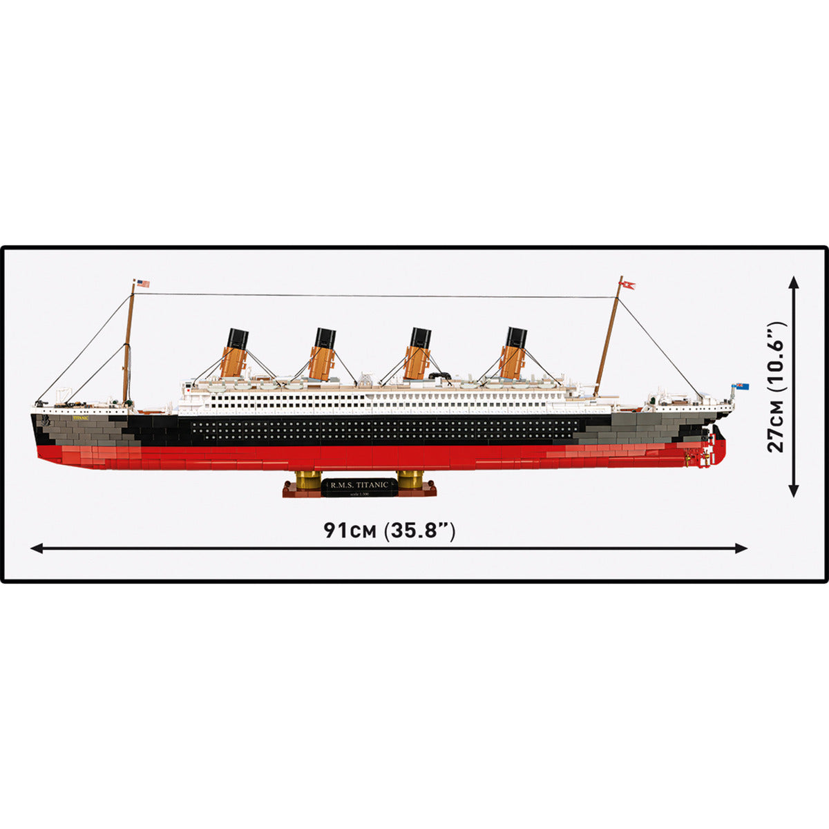 RMS Titanic 1:300, Konstruktionsspielzeug