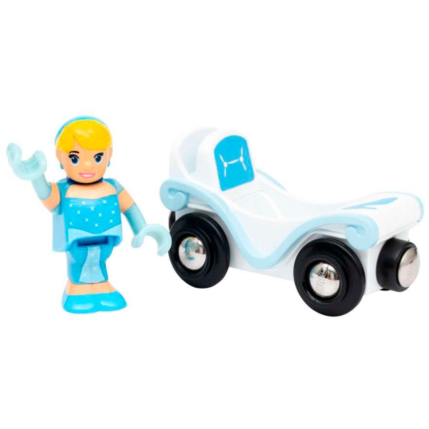 BRIO Disney Princess Cinderella mit Waggon, Spielfahrzeug