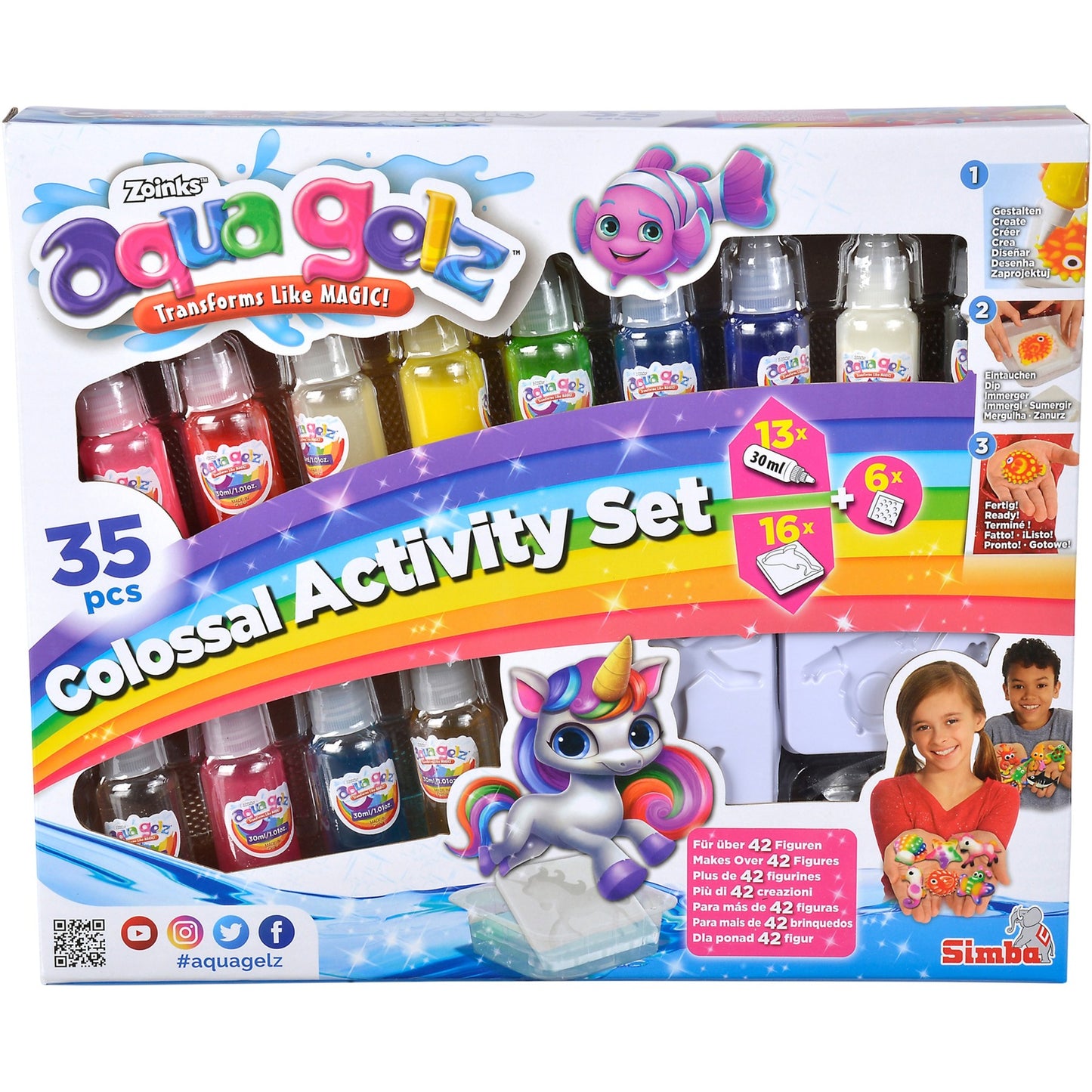 Simba Aqua Gelz Colossal Set, Basteln