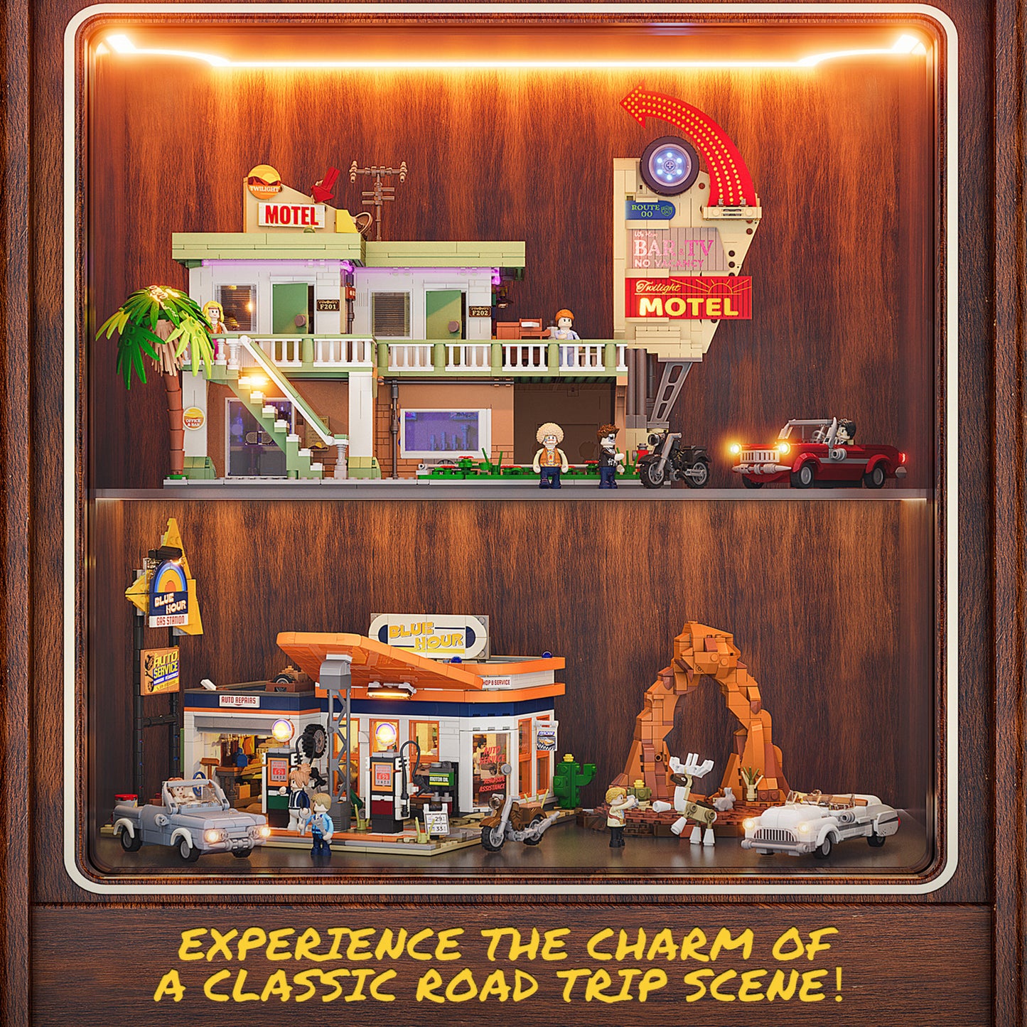 Tankstelle, Konstruktionsspielzeug