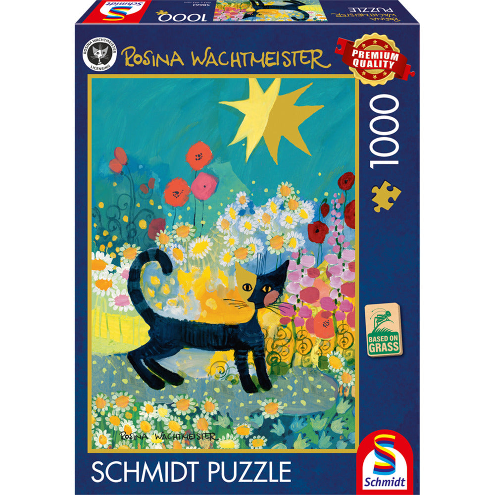 Rosina Wachtmeister: Katze im Blütenmeer, Puzzle