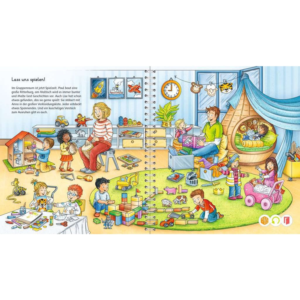 Ravensburger tiptoi Starter-Set: Mein Wörter-Bilderbuch Kindergarten (Stift und Bilderbuch)