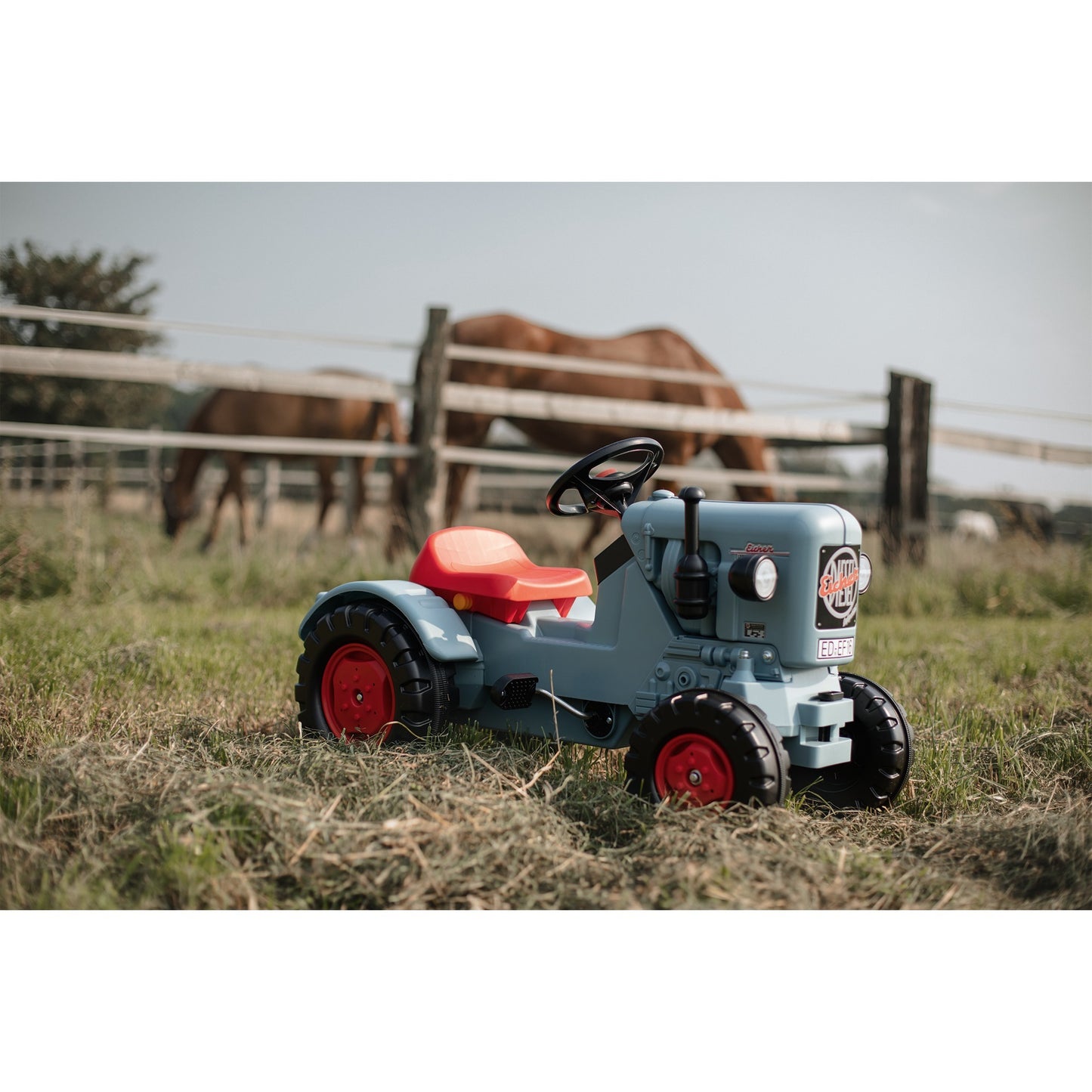 BIG Traktor Eicher Diesel ED 16 (grau/rot)