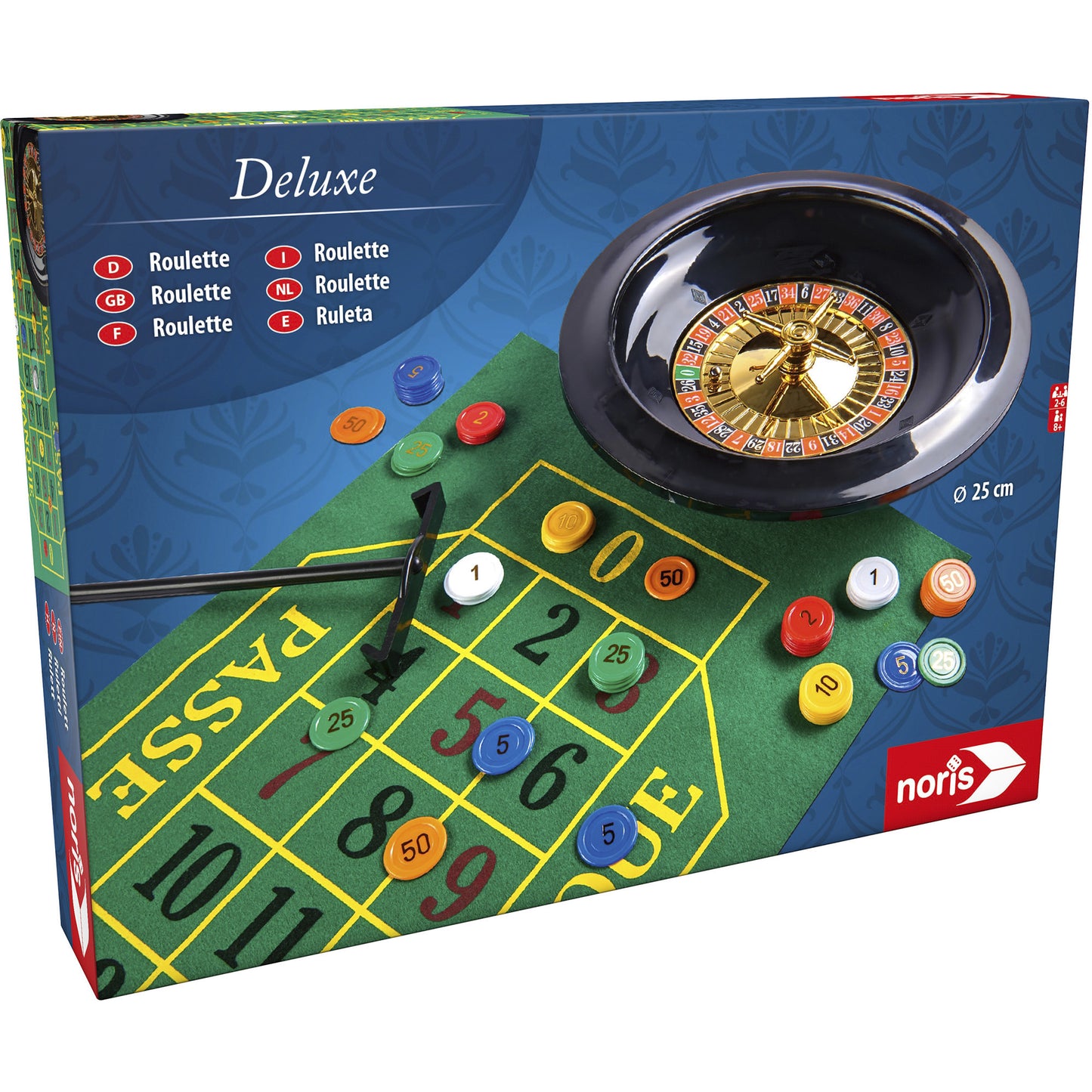 Deluxe Set - Roulette 25 cm, Brettspiel