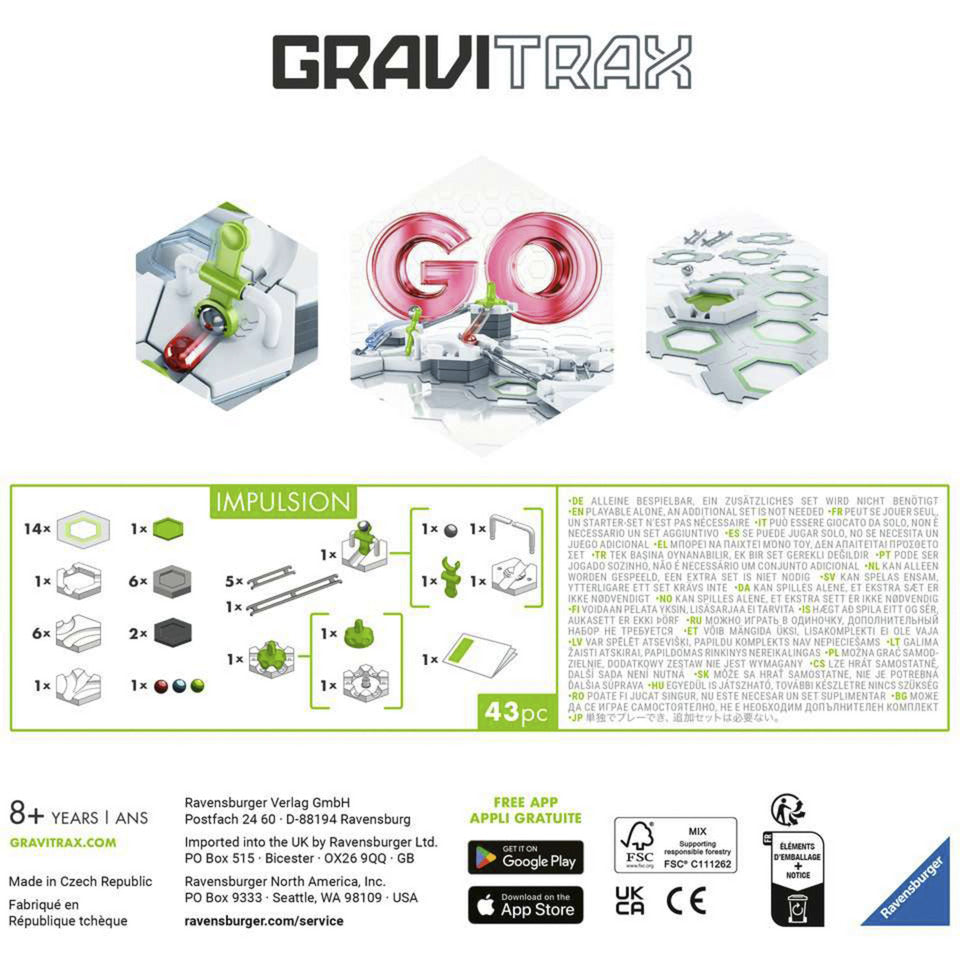 GraviTrax GO Impulsion, Bahn