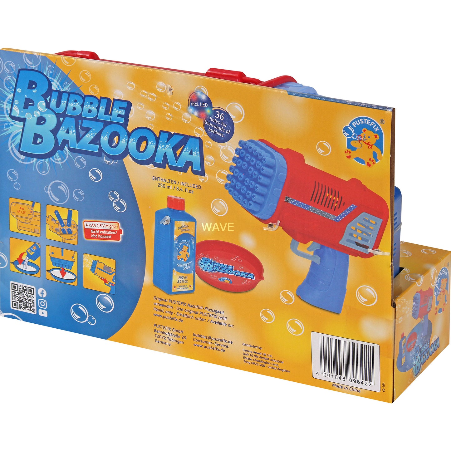 Bubble Bazooka, Seifenblasen