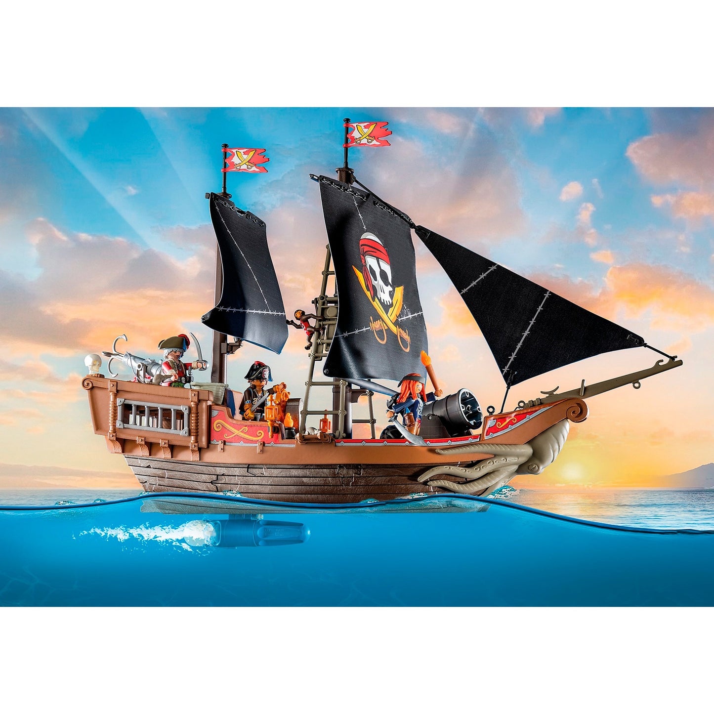 PLAYMOBIL 71530 Pirates Großes Piratenschiff, Konstruktionsspielzeug