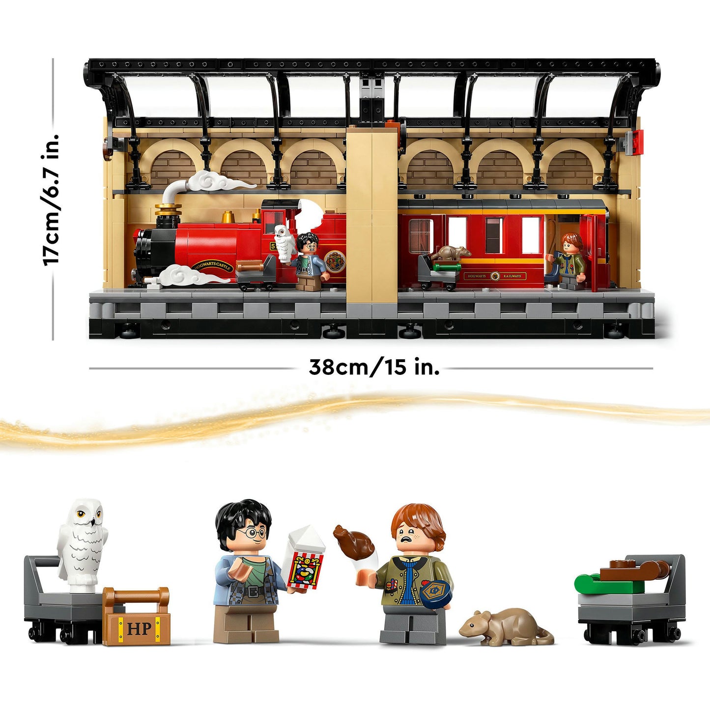 76450 Harry Potter Buchstütze: Hogwarts Express, Konstruktionsspielzeug