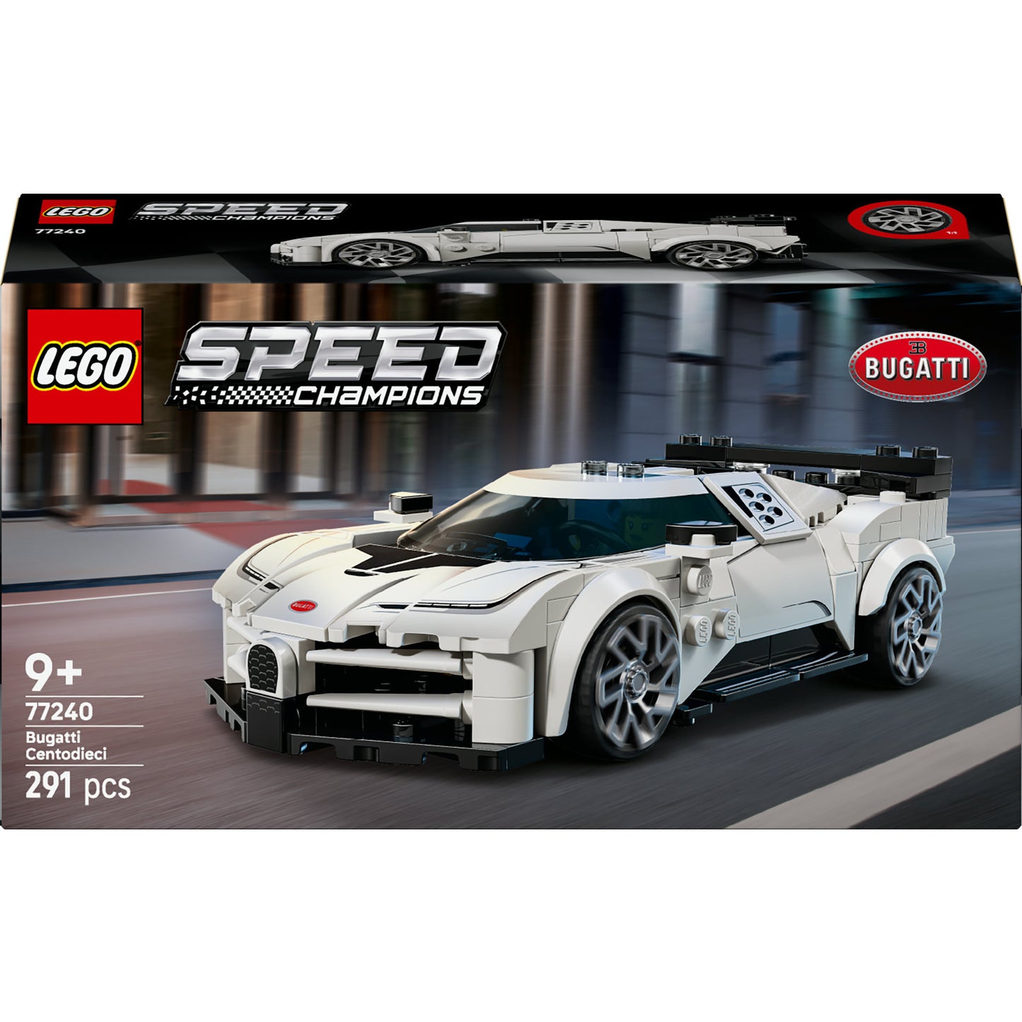 77240 Speed Champions Bugatti Centodieci Hypersportwagen, Konstruktionsspielzeug