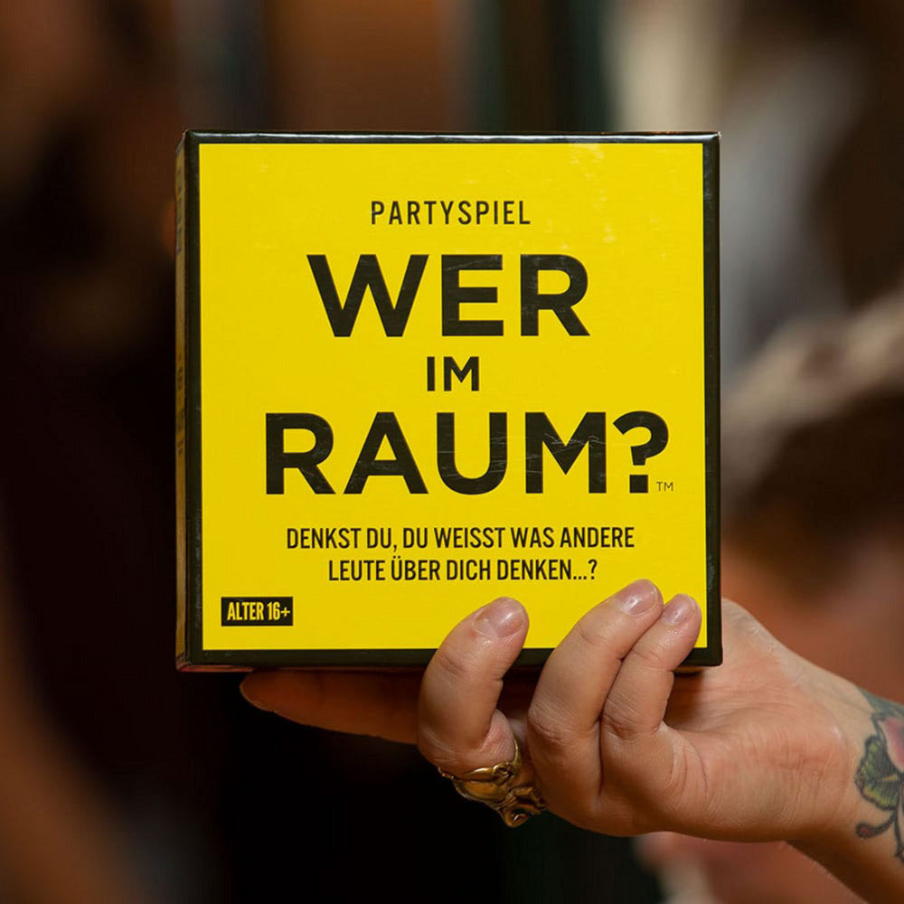 Wer im Raum? Denkst du du weisst,was andere über dich denken?, Partyspiel