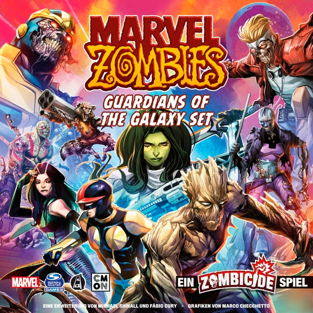 Asmodee Marvel Zombies - Guardians of the Galaxy Set, Kartenspiel