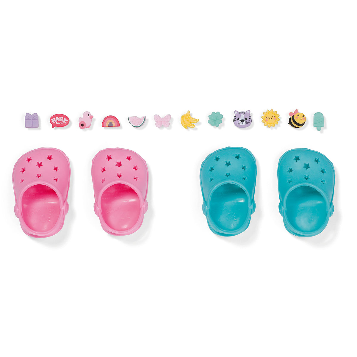 BABY born Badeschuhe mit Pins 2 Paar 43cm, Puppenzubehör