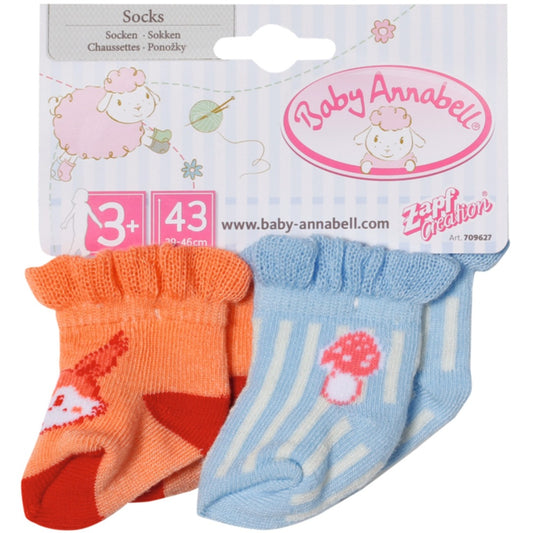 ZAPF Creation Baby Annabell® Socken 2er-Pack (sortierter Artikel, 43 cm, zwei Paar)