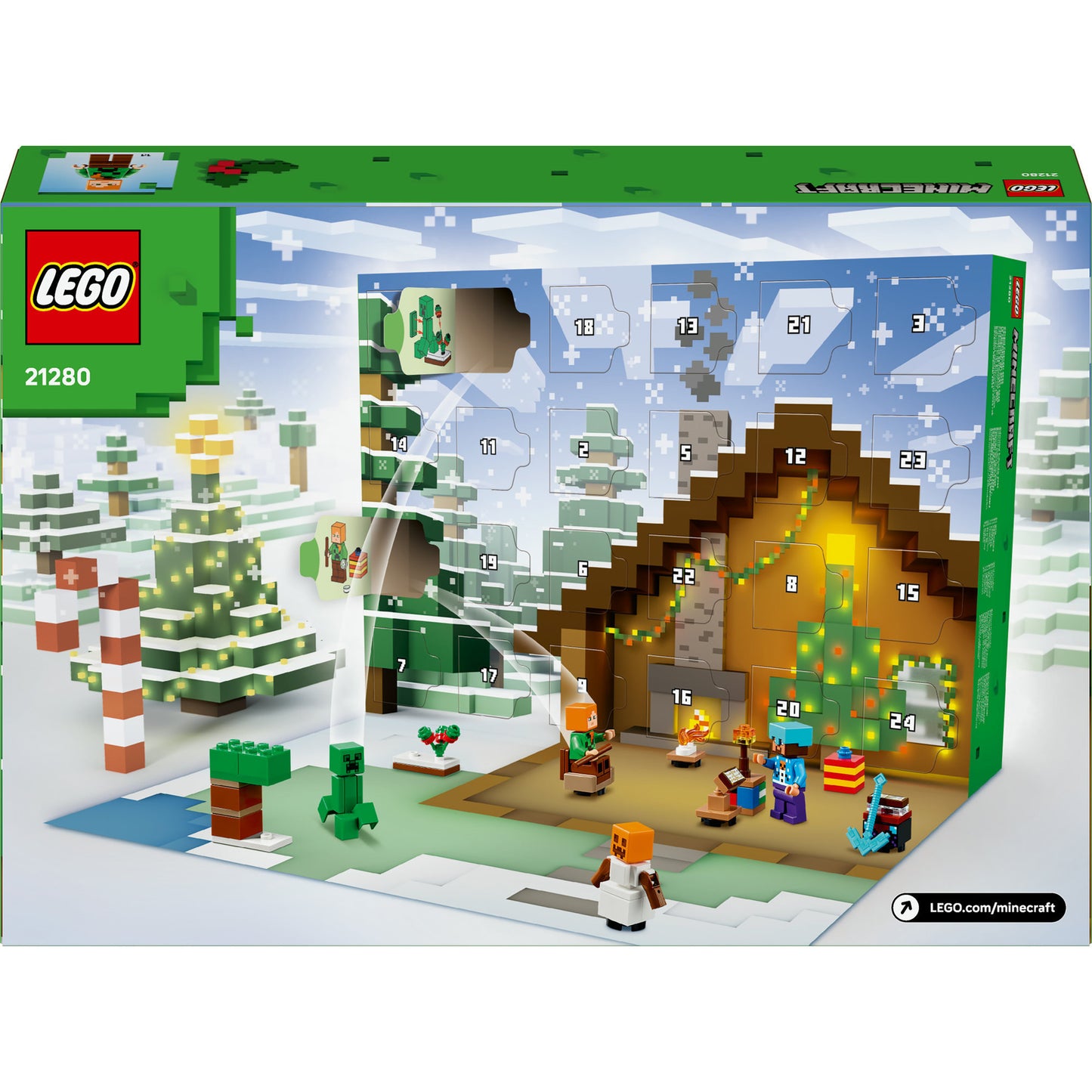 21280 Minecraft Adventskalender 2025, Konstruktionsspielzeug