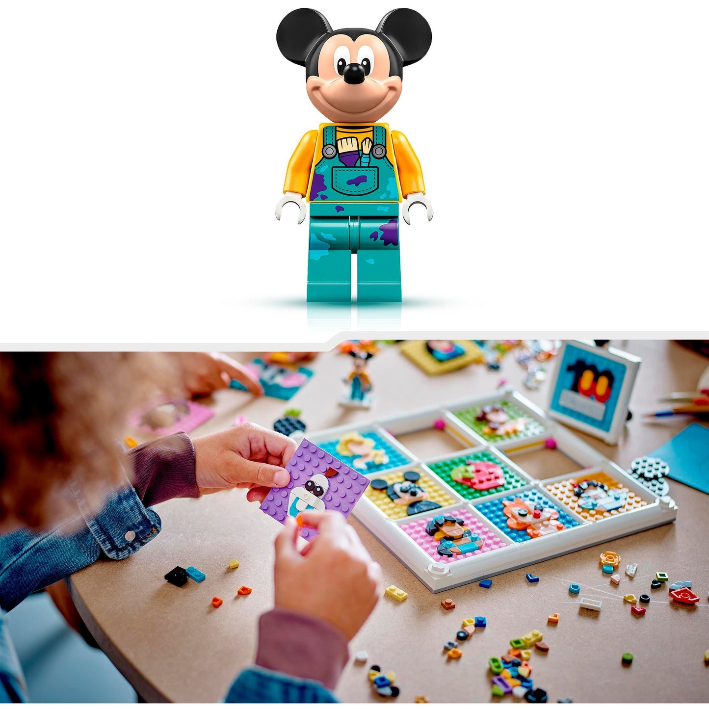 LEGO 43221 Disney 100 Jahre Disney Zeichentrickikonen, Konstruktionsspielzeug