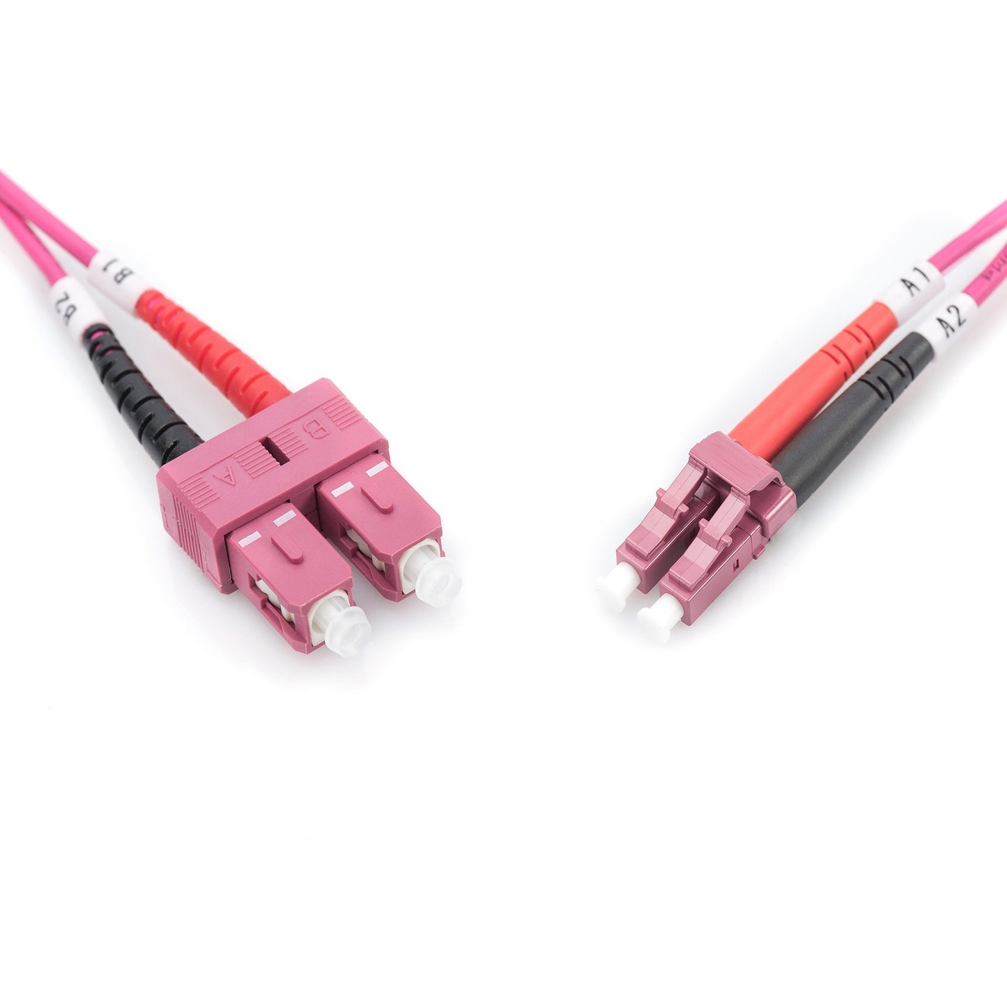 LWL Patchkabel, Duplex, LC > SC Stecker, Multimode OM4