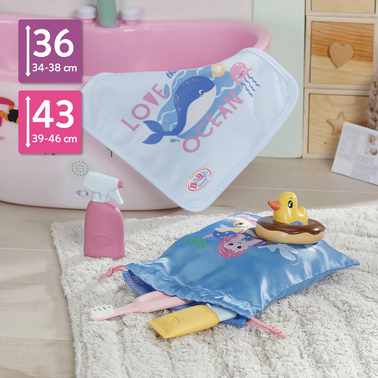 BABY born Badespass Set, Spielfigur