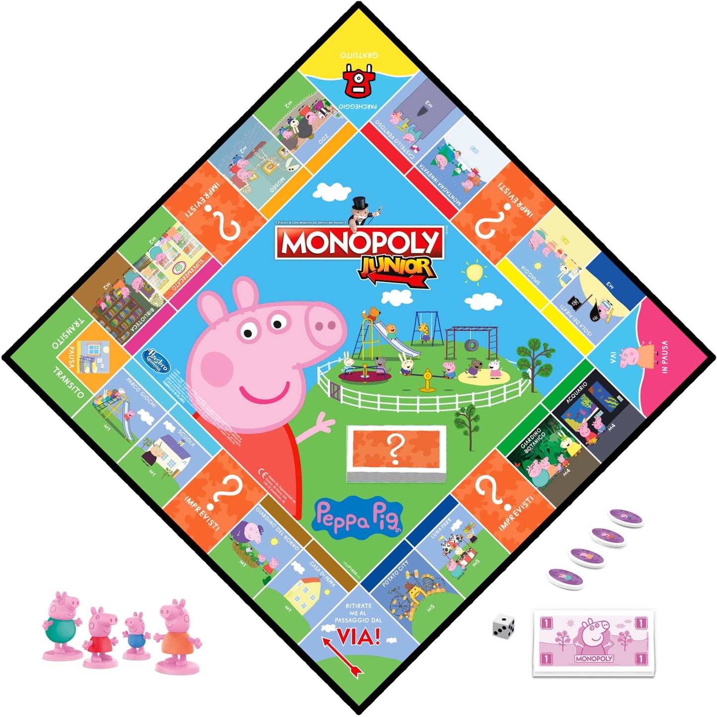 Hasbro Monopoly Junior: Peppa Wutz, Brettspiel