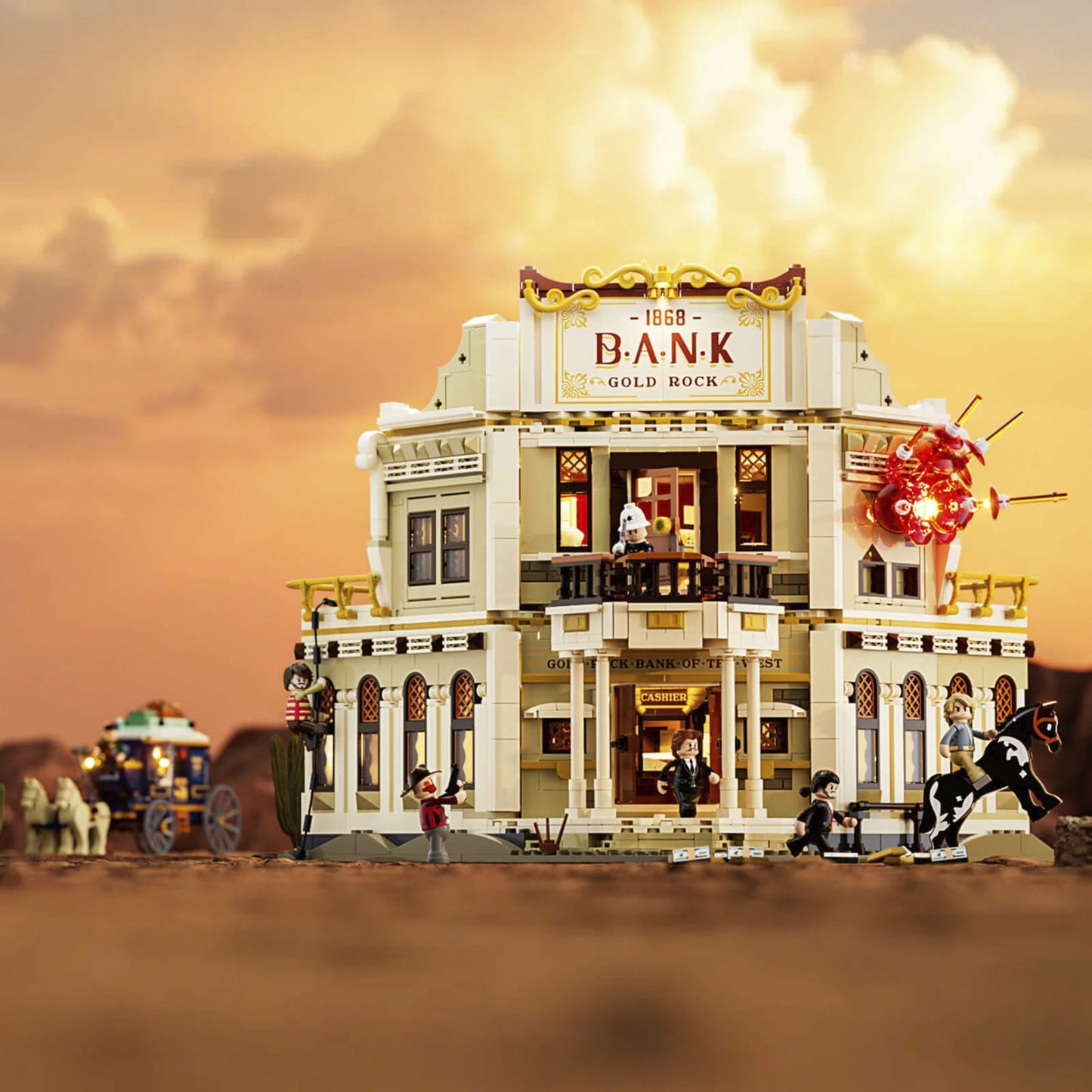 Western Bank Heist, Konstruktionsspielzeug