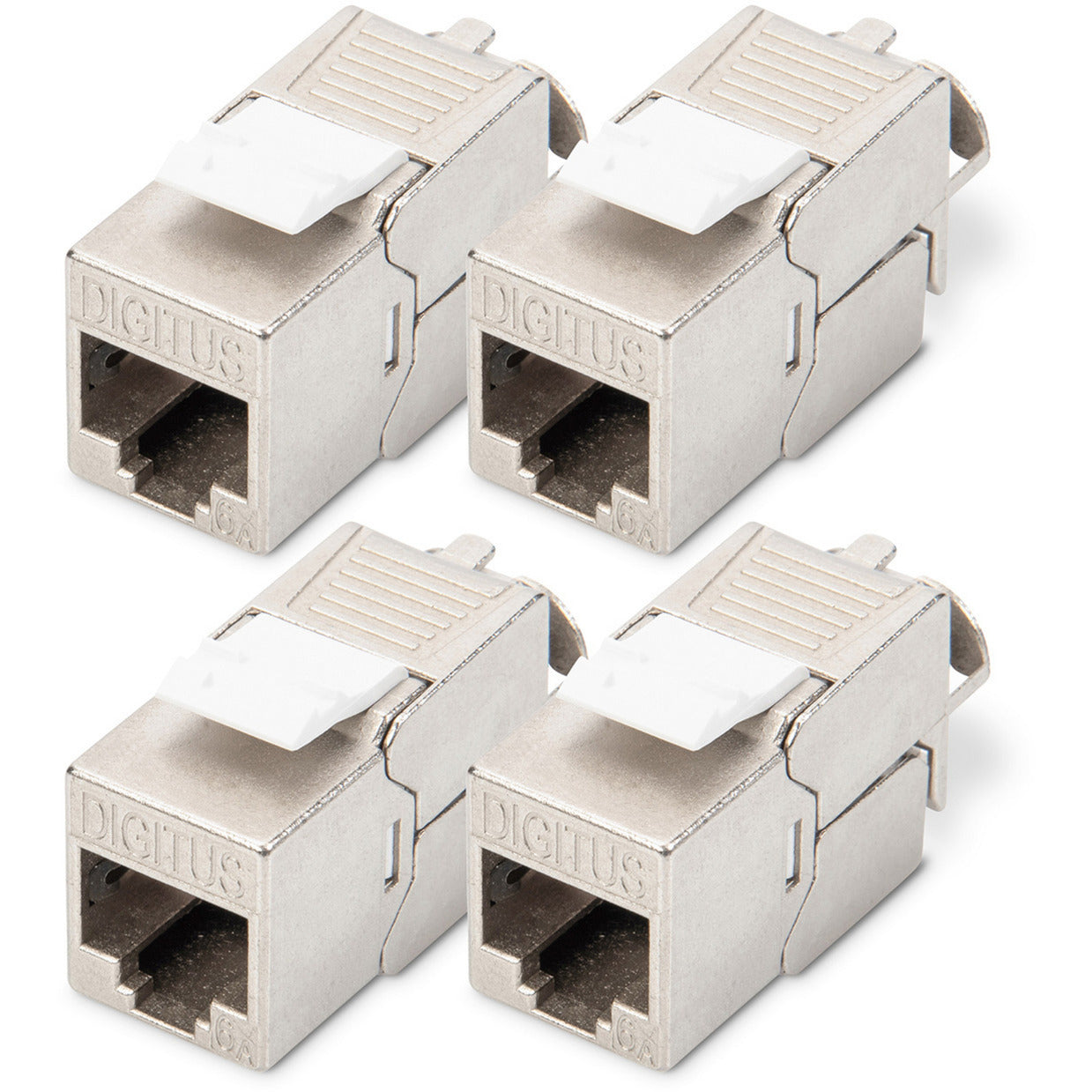 CAT 6A Keystone Modul geschirmt werkzeugfrei 4 Stk., Keystone-Modul