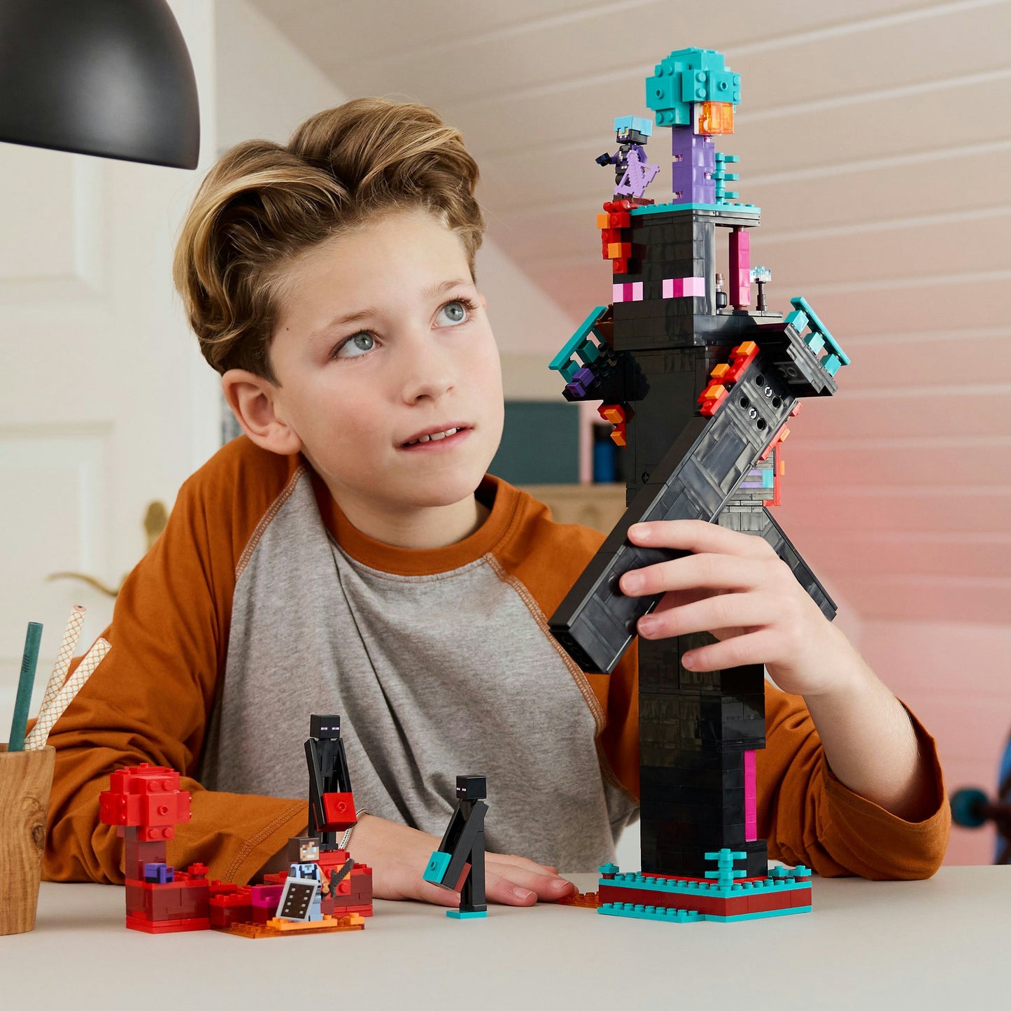 21279 Minecraft Der Enderman-Turm, Konstruktionsspielzeug
