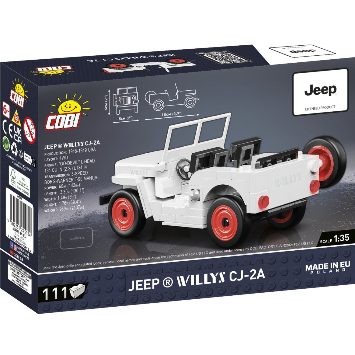 Jeep Willys CJ-2A, Konstruktionsspielzeug