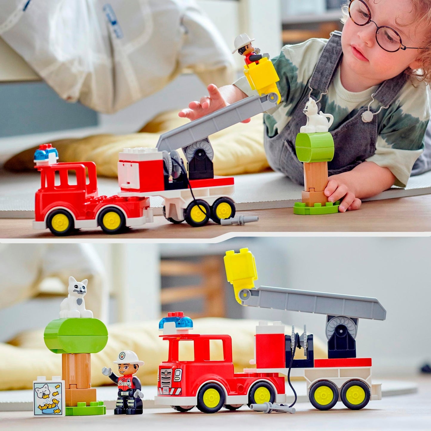 LEGO 10969 DUPLO Feuerwehrauto, Konstruktionsspielzeug