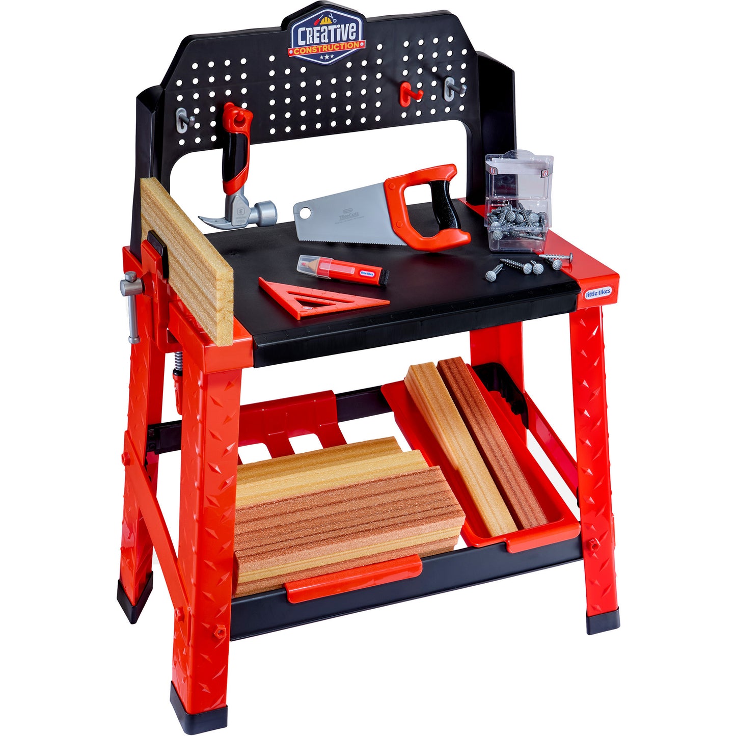 Little Tikes Creative Construction - Werkbank, Kinderwerkzeug