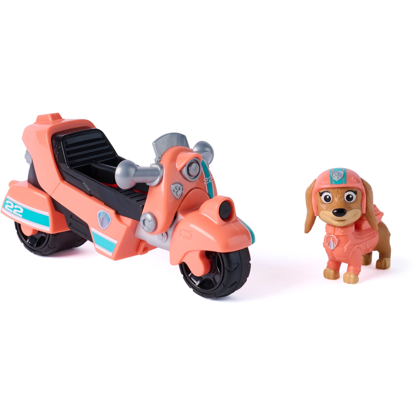 Paw Patrol - Liberty Rettungs-Motorrad mit Sammelfigur, Spielfahrzeug