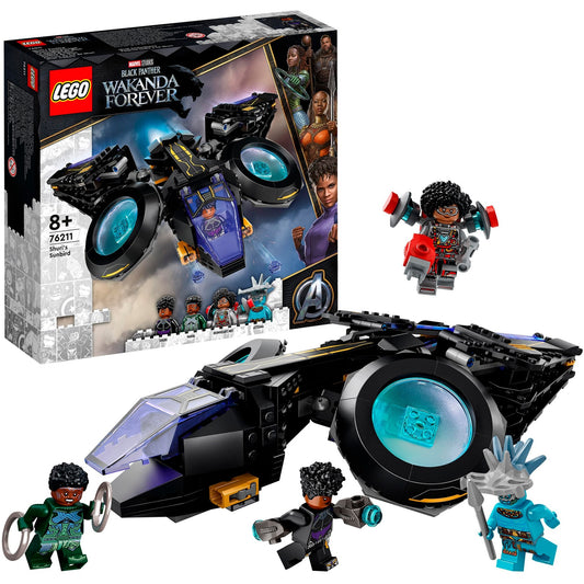 LEGO 76211 Marvel Super Heroes Shuris Sonnenvogel, Konstruktionsspielzeug