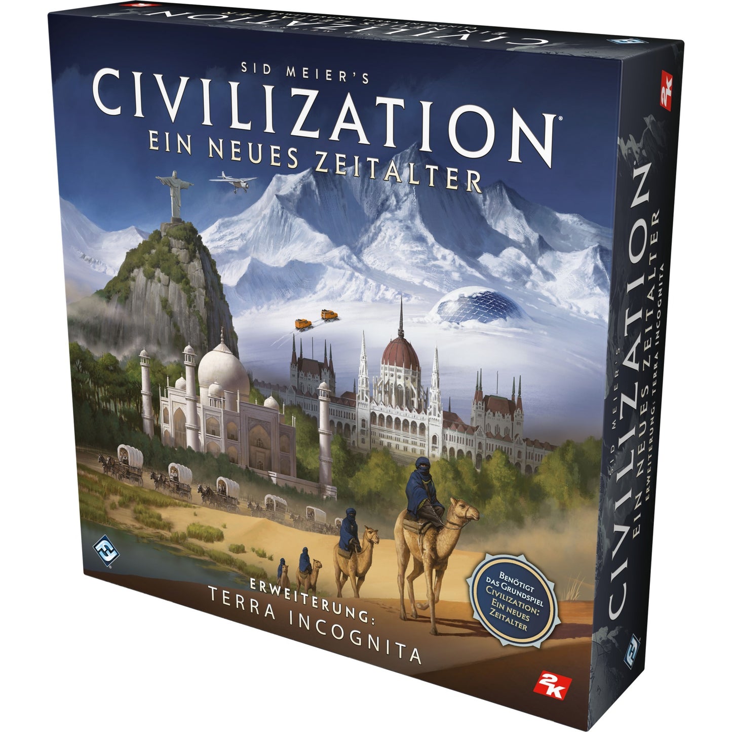 Asmodee Civilization: Ein neues Zeitalter - Terra Incognita, Brettspiel