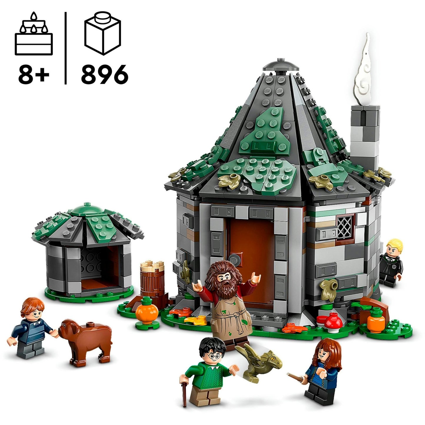 LEGO 76428 Harry Potter Hagrids Hütte: Ein unerwarteter Besuch, Konstruktionsspielzeug