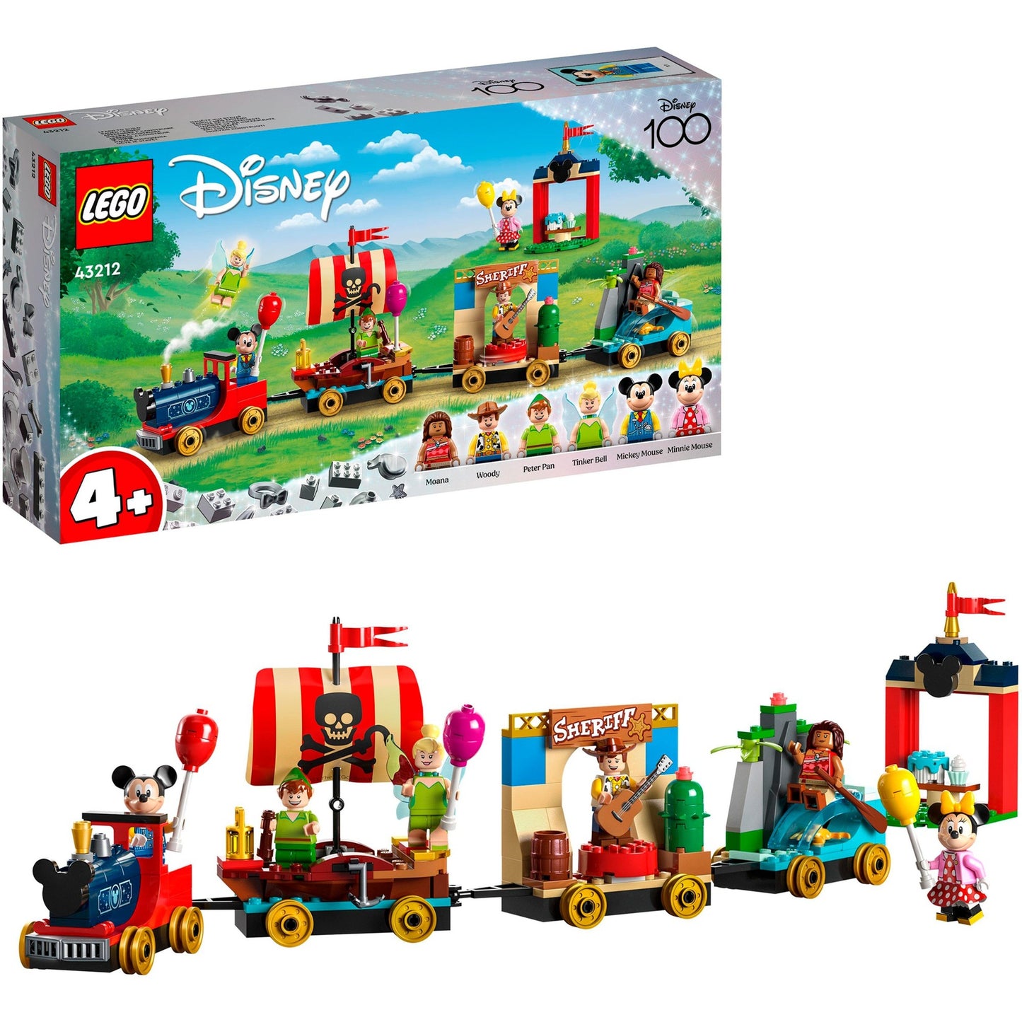 LEGO 43212 Disney Geburtstagszug, Konstruktionsspielzeug