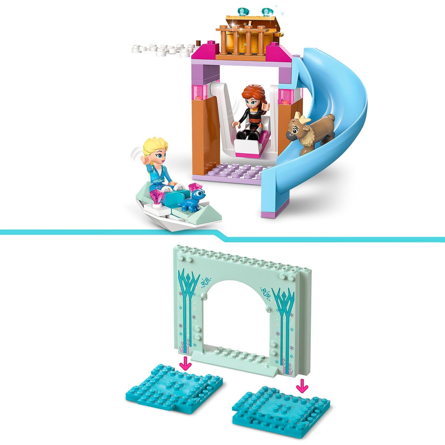 LEGO 43238 Disney Princess Elsas Eispalast, Konstruktionsspielzeug